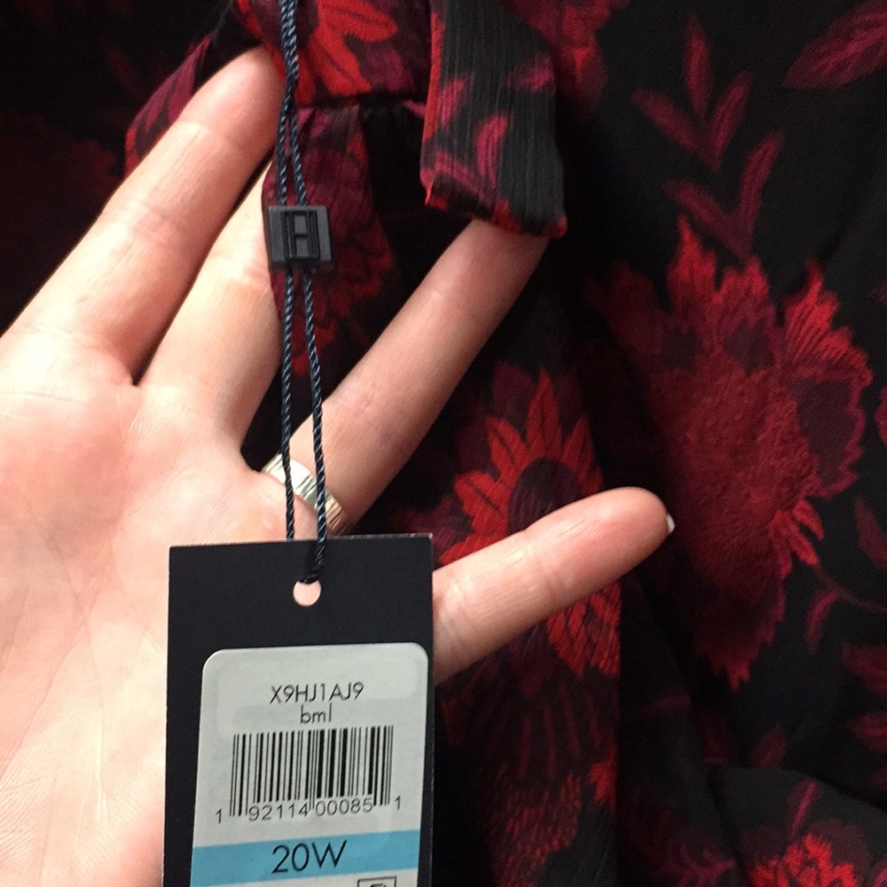 Tommy Hilfiger Long Sheer Balloon Sleeve Dress - Picture 10 of 12